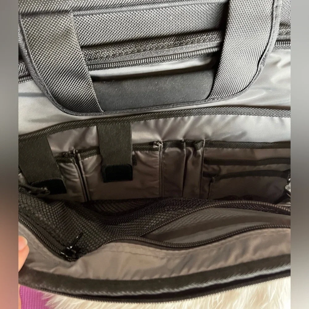 Dell Computer Laptop Briefcase Shoulder/Messenger Nylon Bag Black